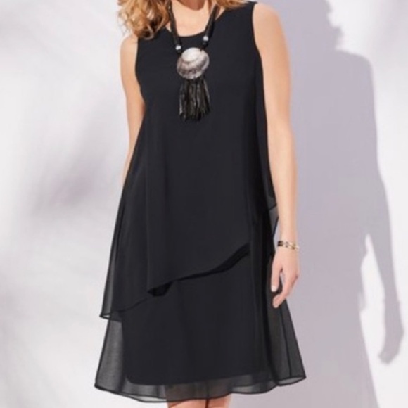 Soft Surroundings Dresses & Skirts - NWT Soft Surroundings Ocean Drive Dress, Black, Large